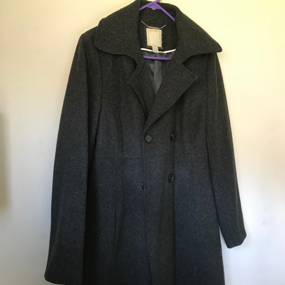 Charcoal Grey Wool Old Navy Coat